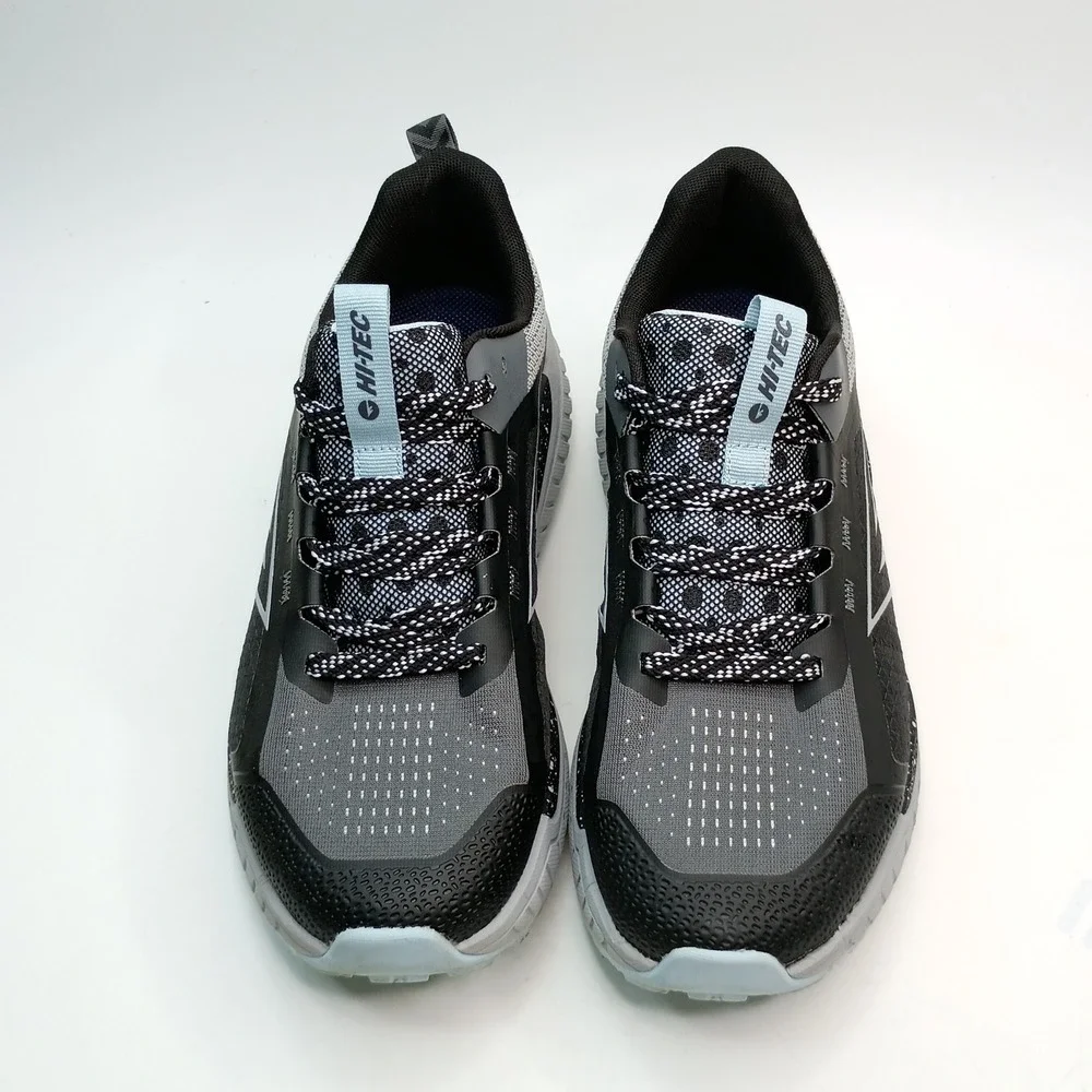 Hi-Tec C16040W-BVL Running Shoe Women Size 10 Black Grey Mesh Athletic